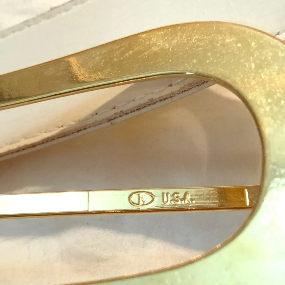 Metallic Gold Vintage Glam Belt Size M